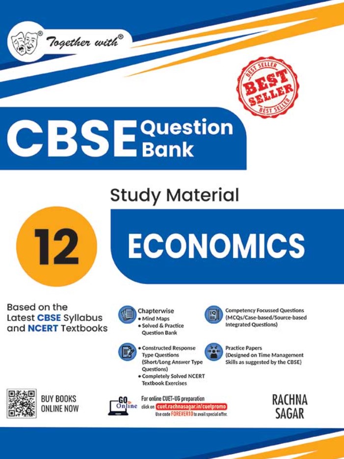 Together With CBSE Class 12 Economics Question Bank or Study Material Exam 2025-2026 (Based on the latest Syllabus)